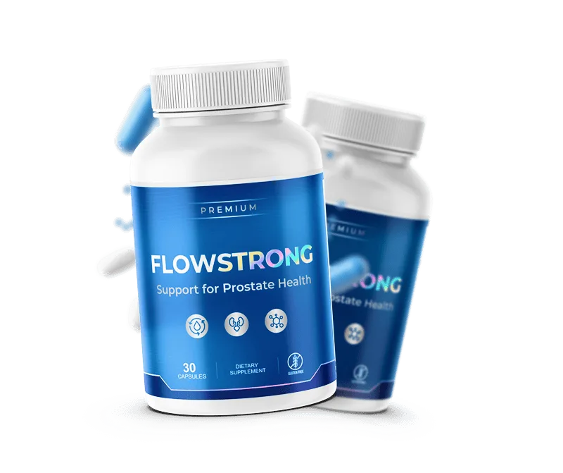 FlowStrong Premium Prostate Support Formula &ndash; 30 Veggie Capsules, GMP-Certified, Made in USA